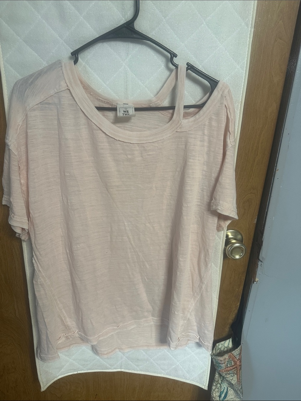 We The Free Pale Pink Short Sleeve Tee